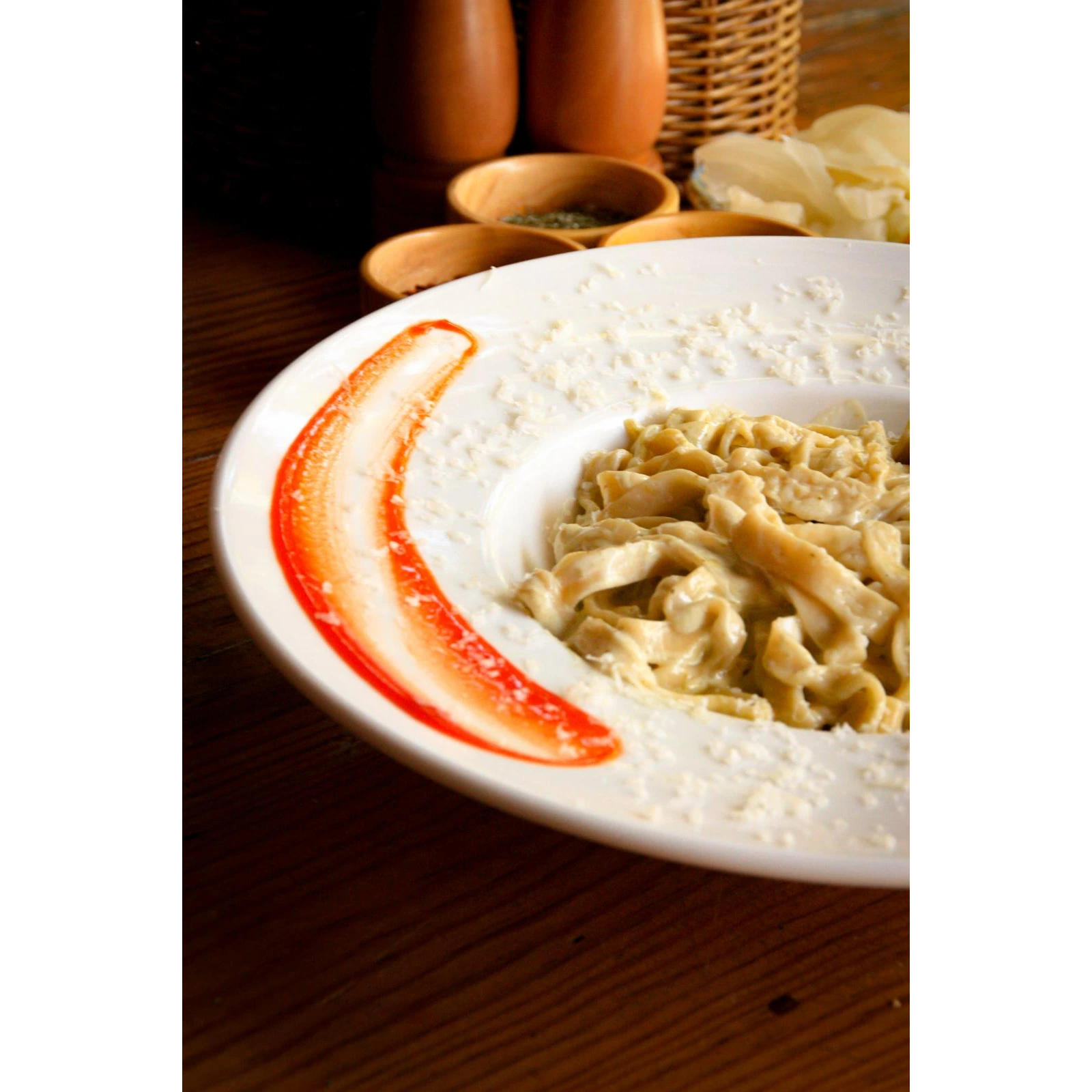 El Açması Pesto Soslu Fettuccine